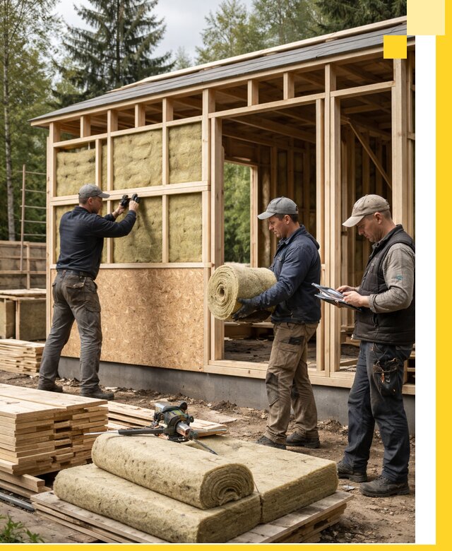 Проектирование и строительство каркасных бань в Беслане под ключ