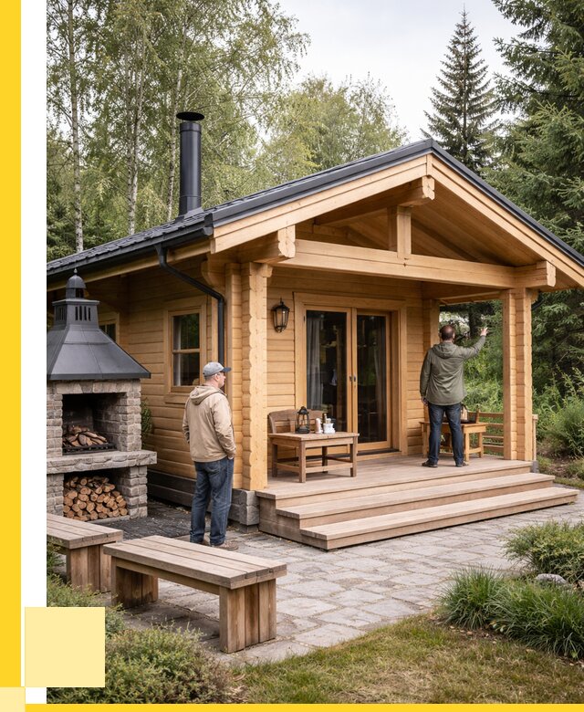 Деревянные бани под ключ в Беслане от 455670 р. | ЭриданБсл