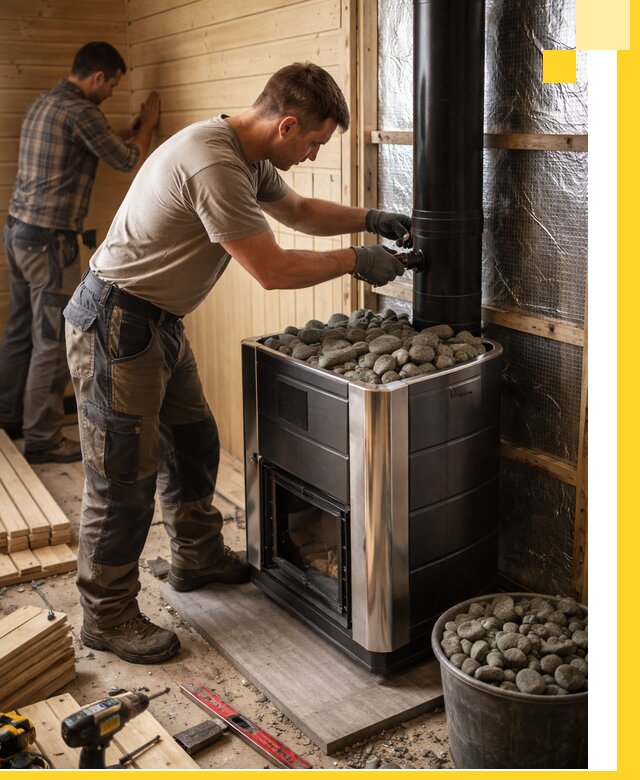 Проектирование и строительство парилок для бани в Беслане под ключ