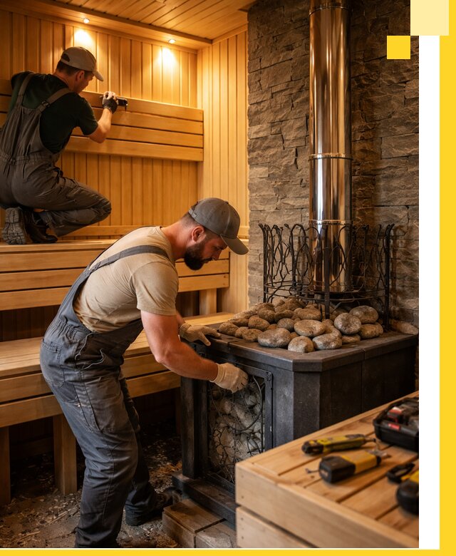 Комплексный дизайн бань, саун и зон отдыха в Беслане