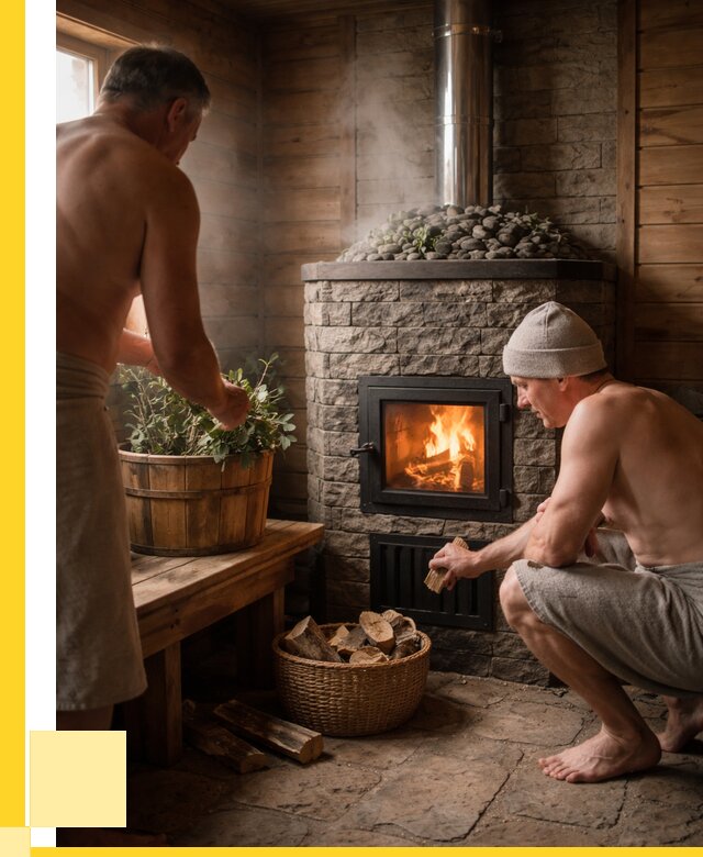 Банные печи под ключ в Беслане от 45567 р. | ЭриданБсл кирпичная