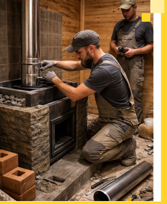 Изготовление и установка банных печей под ключ в Беслане