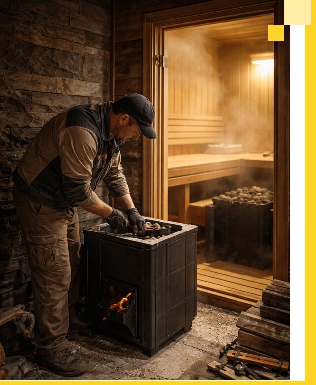 Строительство бани с сауной под ключ в Беслане от проекта до сдачи