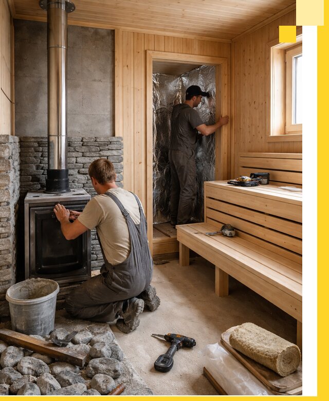 Строительство и изготовление бань под ключ в Беслане