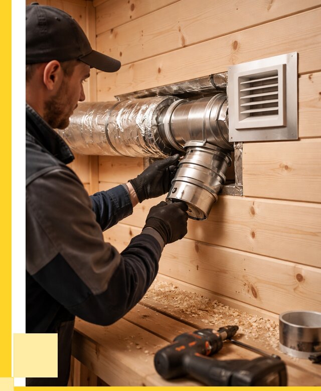 Монтаж вентиляции бани в Беслане от 12151 р. | ЭриданБсл