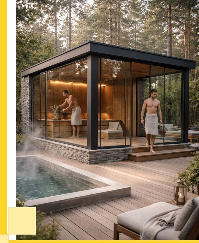 Стеклянные бани и двери в Беслане от 455670 р. | ЭриданБсл