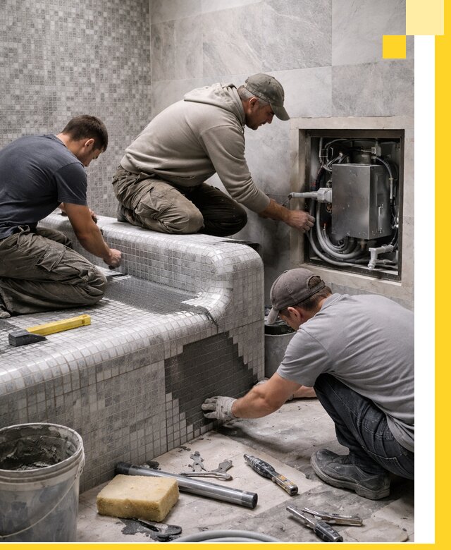 Проекты хамамов под ключ в Беслане и дизайн и строительство