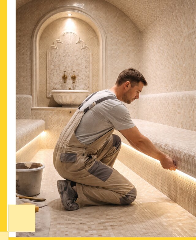 Отделка хамамов под ключ в Беслане от 5569 р. | ЭриданБсл