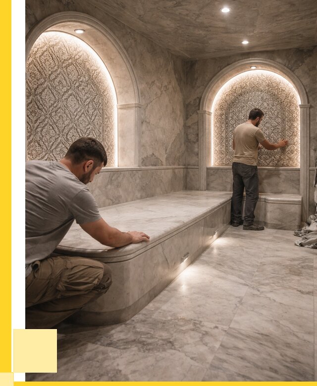 Турецкие бани под ключ в Беслане от 253150 р. | ЭриданБсл